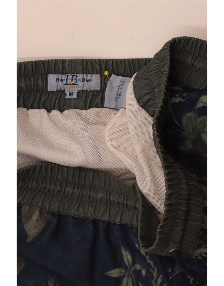 Ανδρικό γραφικό σορτς κολύμβησης Harmont & Blaine Medium Navy Blue Floral