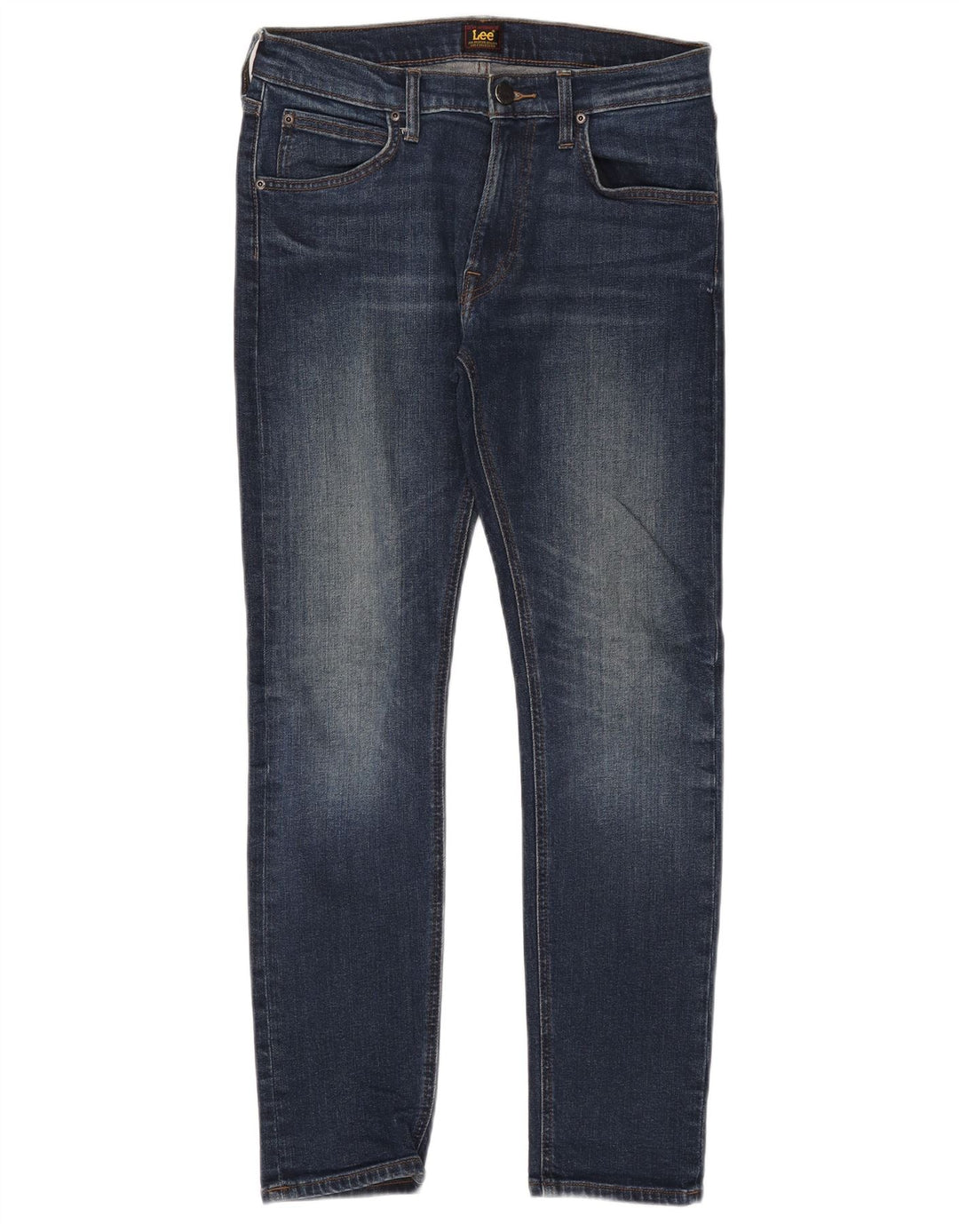 LEE Γυναικεία Τζιν Luke Skinny W30 L30 Navy Blue Cotton