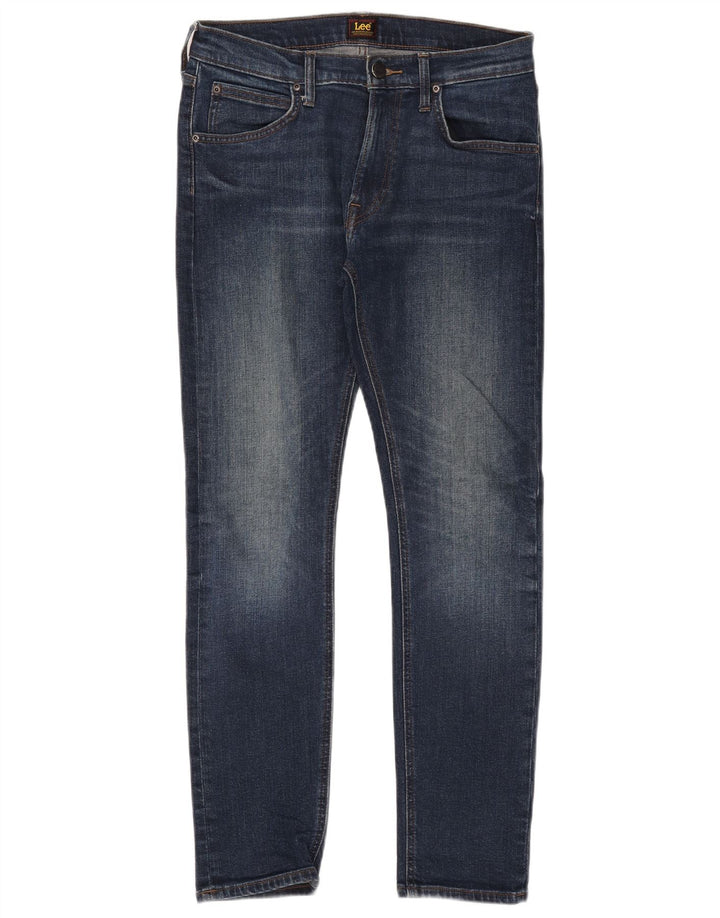 LEE Γυναικεία Τζιν Luke Skinny W30 L30 Navy Blue Cotton