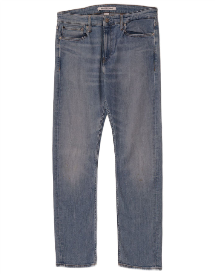 Calvin Klein Ανδρικό Slim Jeans W32 L32 Blue Cotton