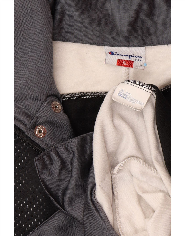 Ανδρική αθλητική φόρμα CHAMPION Top Jacket XL Black Colourblock
