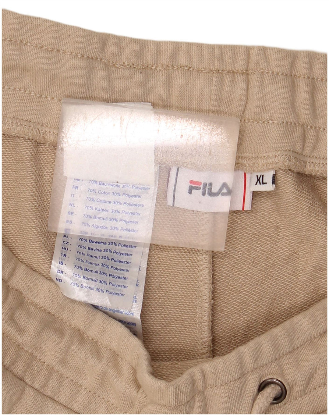 Ανδρικό αθλητικό σορτς Fila XL μπεζ βαμβακερό