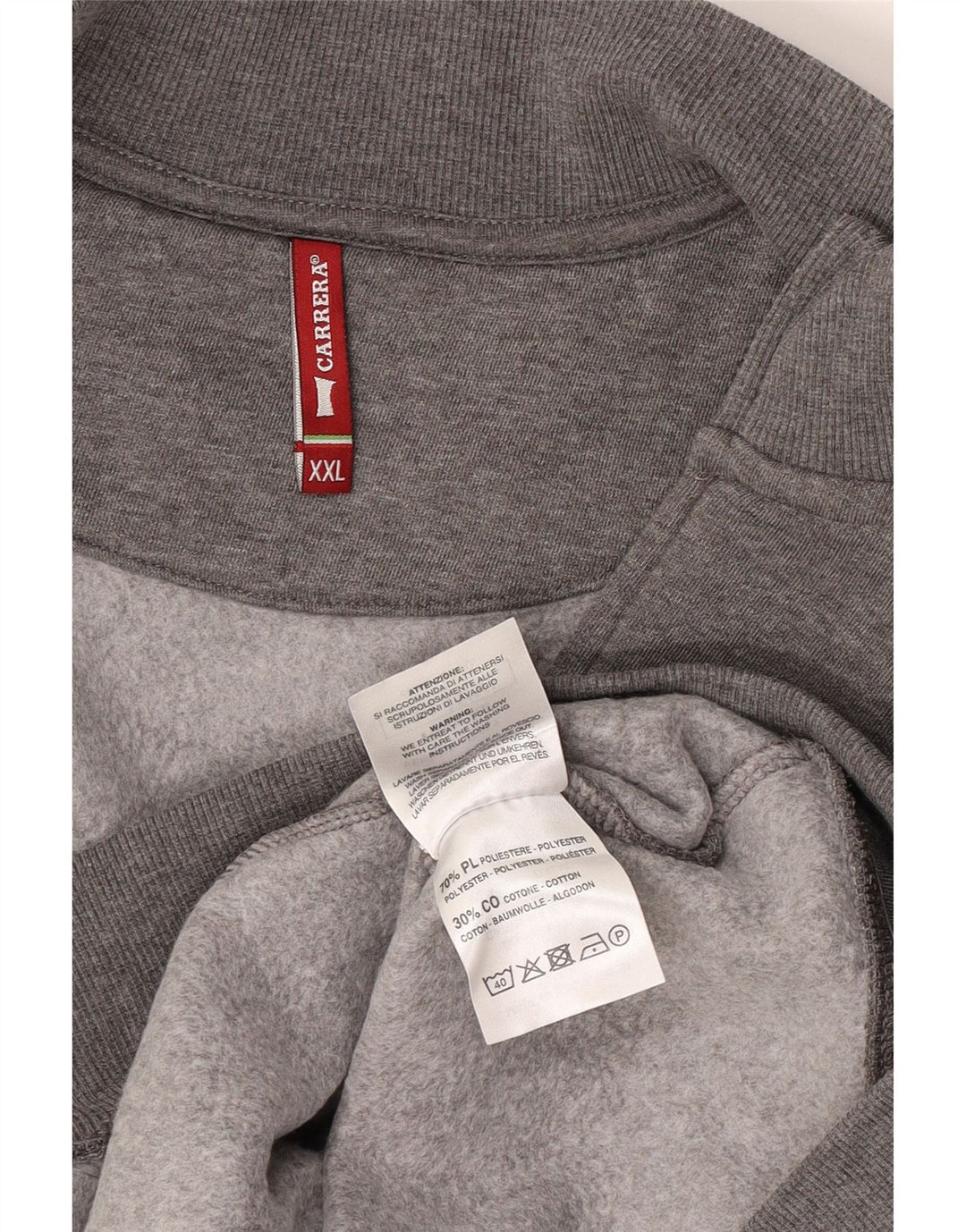 Ανδρική φόρμα Carrera Top Jacket 2XL Grey Polyester