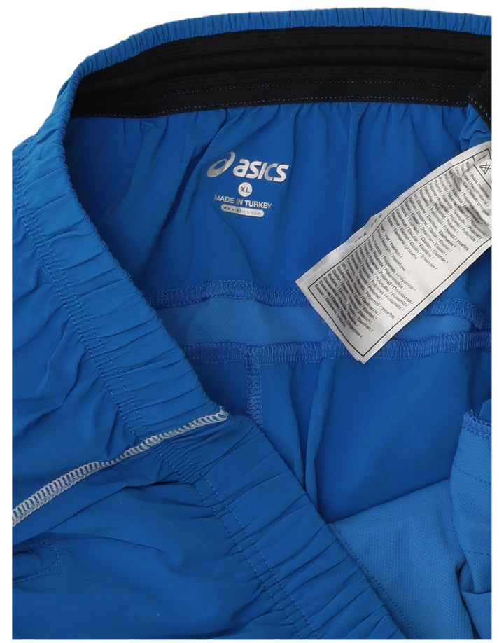 Παντελόνι αθλητικής φόρμας Asics Mens Italia Graphic XL Blue Polyester