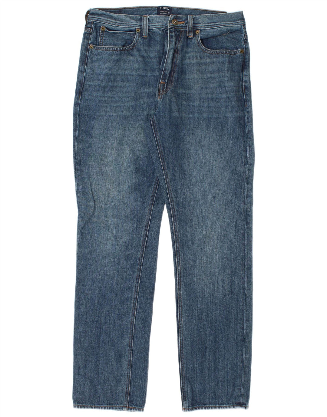 J. CREW Mens The Sutton Straight Jeans W30 L30 Blue Cotton