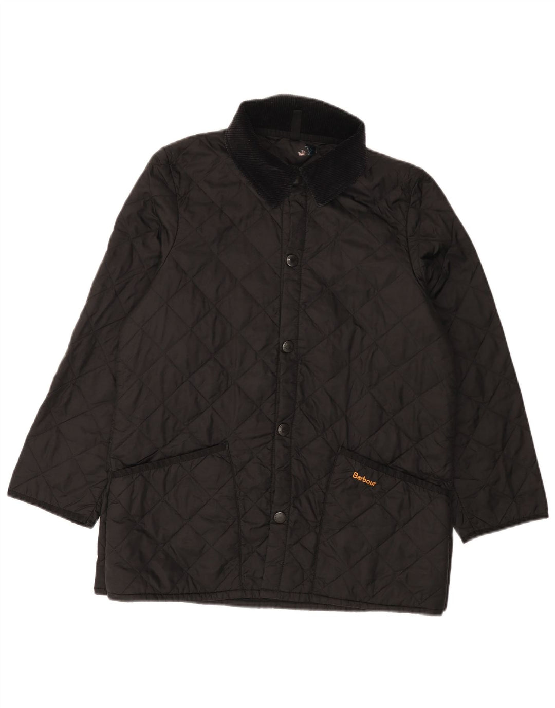 Μπουφάν Barbour Boys Quilted Jacket 13-14 Years XL Black Polyamide