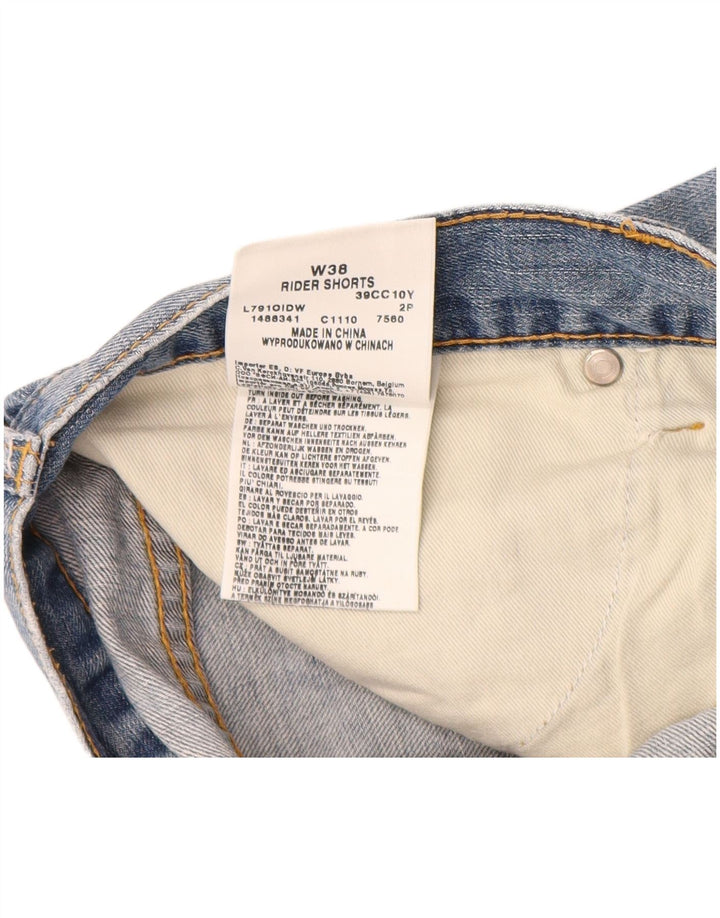 Lee Womens Rider Τζιν Σορτς W38 XL Μπλε βαμβακερό