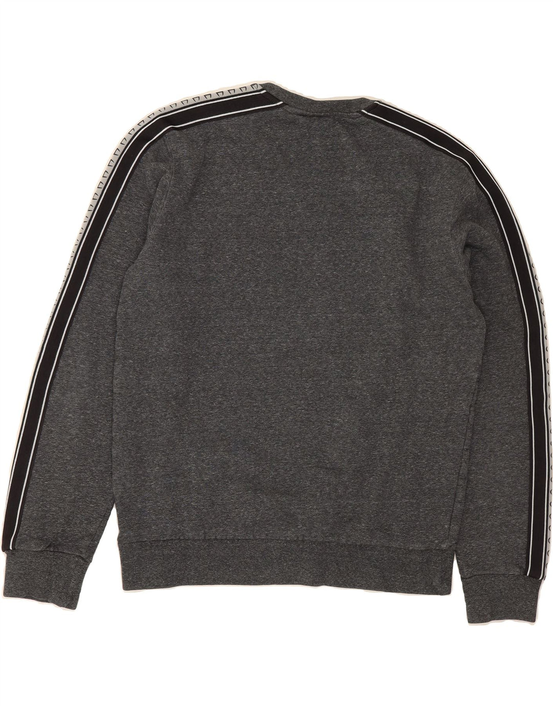 CHAMPION Womens Graphic Sweatshirt Jumper UK 14 Medium Grey Colourblock Vintage Champion and Second-Hand Champion from Messina Hembry 