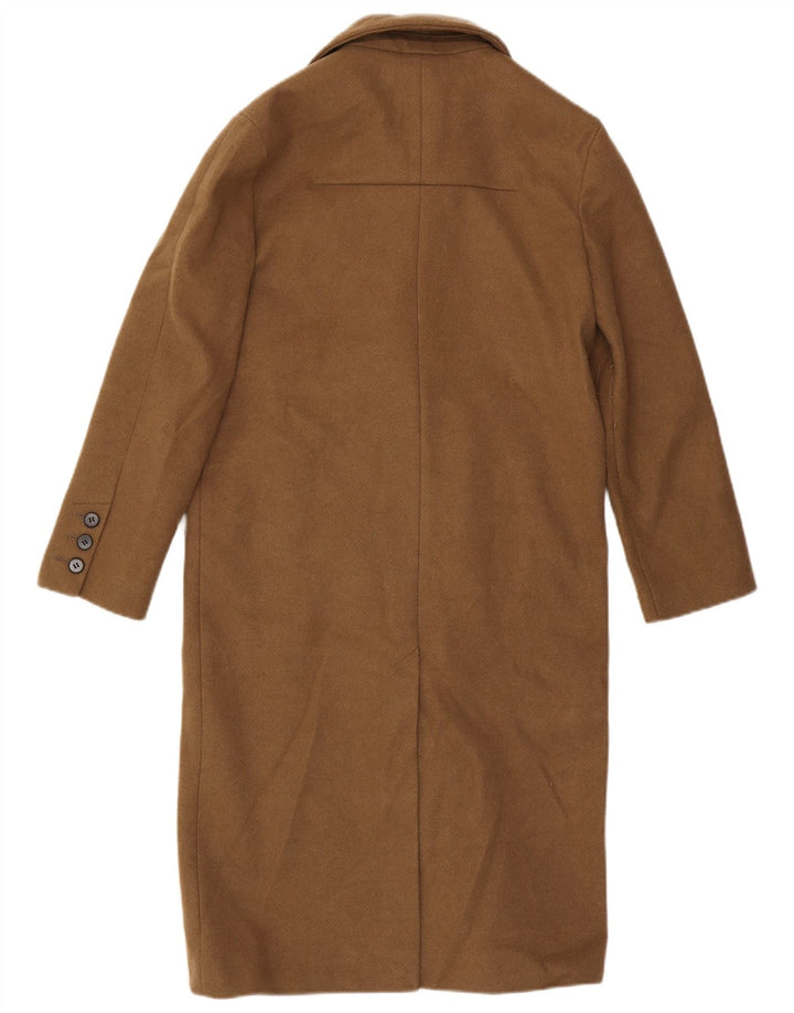 Topshop Γυναικείο Petite Oversized Παλτό με διπλό στήθος UK 4 XS καφέ