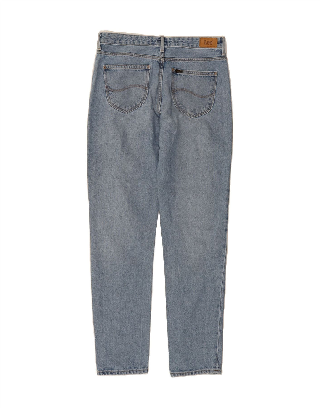 LEE Womens Mom Straight Jeans W29 L30 Blue Cotton Vintage Lee and Second-Hand Lee from Messina Hembry 