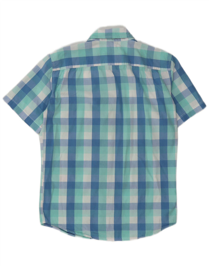 Ανδρικό κοντομάνικο πουκάμισο Levi's Small Blue Gingham Cotton