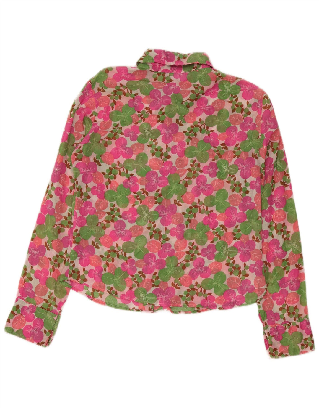 Γυναικείο πουκάμισο Benetton UK 14 Medium Pink Floral