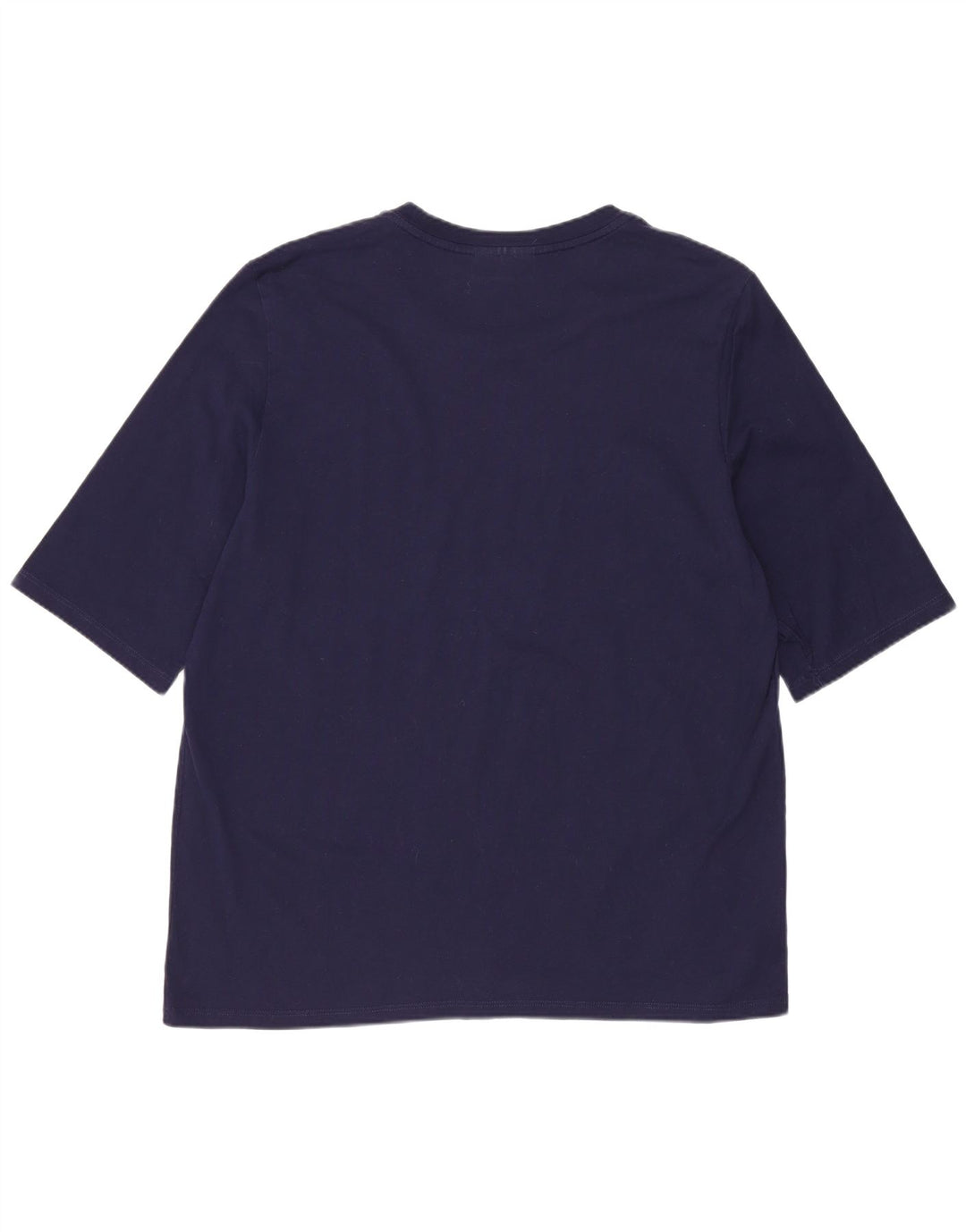 Γυναικείο T-Shirt Lacoste Top Size 44 Μεγάλο Βαμβακερό Navy Blue