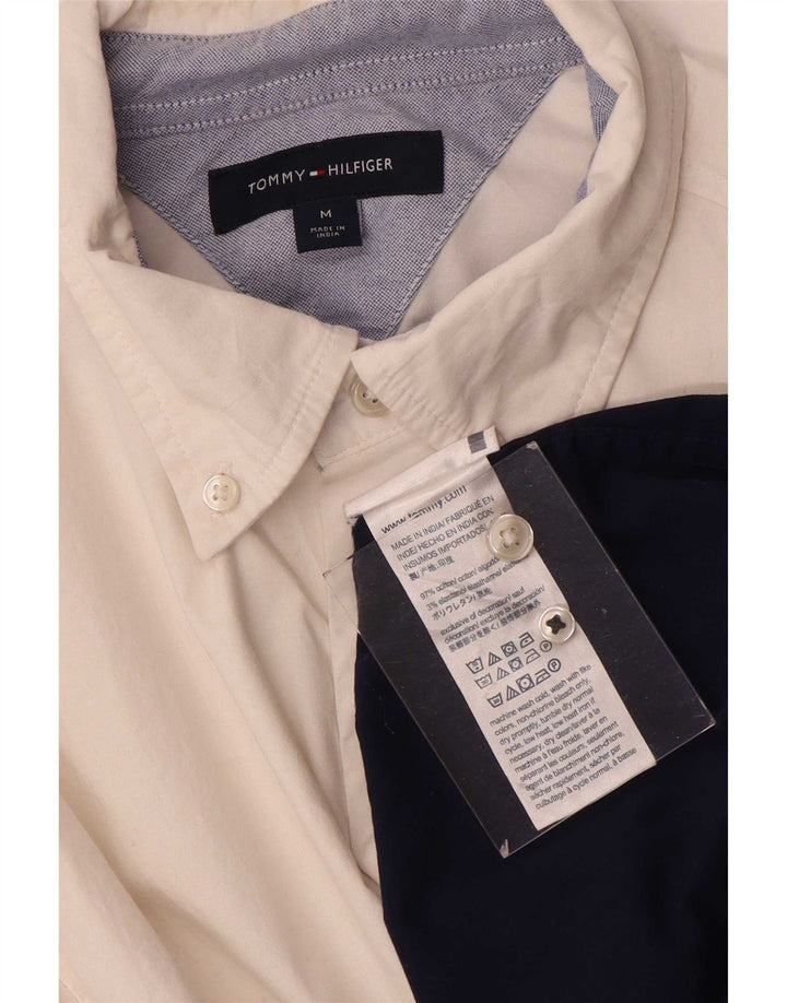 Ανδρικό πουκάμισο Tommy Hilfiger, μεσαίο λευκό χρώμα