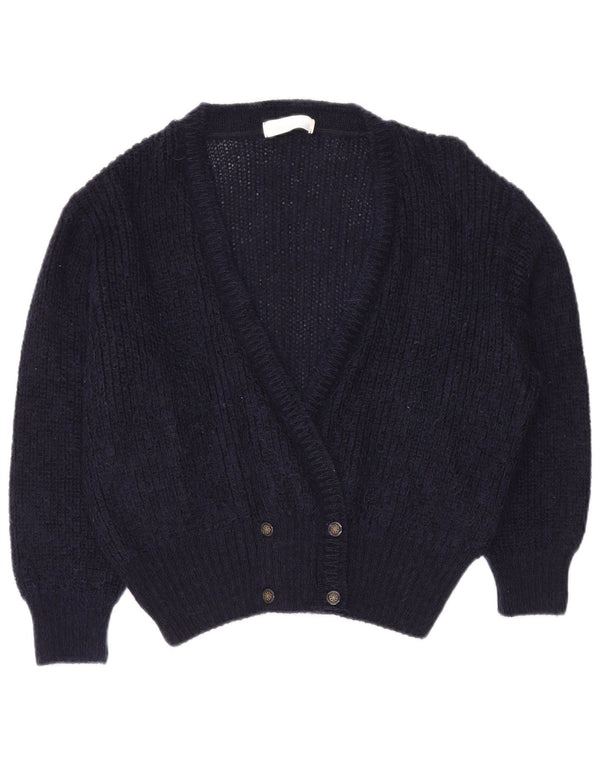 Marks & Spencer Γυναικεία ζακέτα πουλόβερ UK 18 XL Navy Blue Mohair