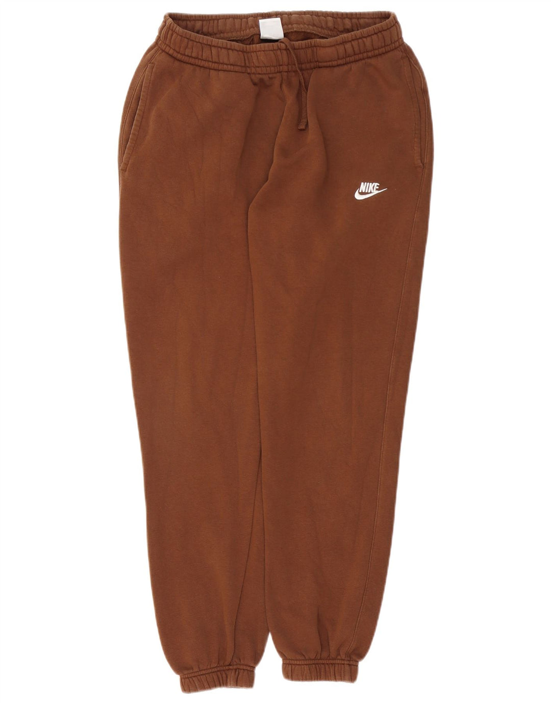 Γυναικεία αθλητική φόρμα NIKE Παντελόνι Joggers UK 14 Βαμβακερό μεσαίο καφέ