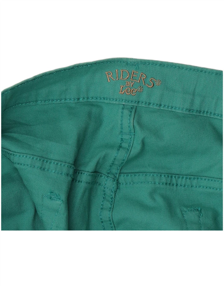 Lee Womens Riders Παντελόνι Capri W44 L18 Τυρκουάζ
