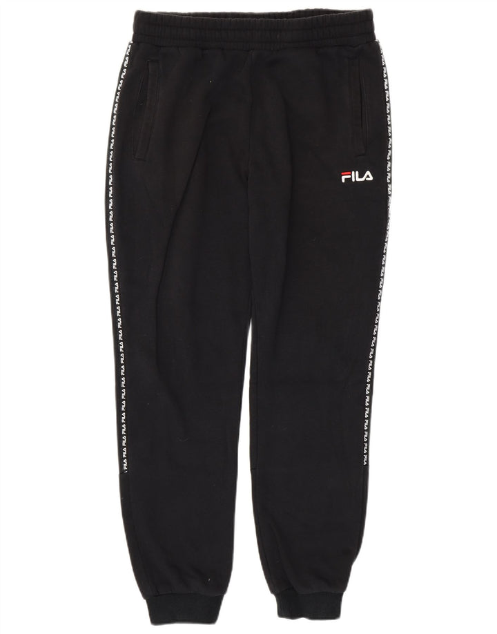 Ανδρική φόρμα FILA Graphic Παντελόνι Joggers Μεσαίο Μαύρο Βαμβακερό