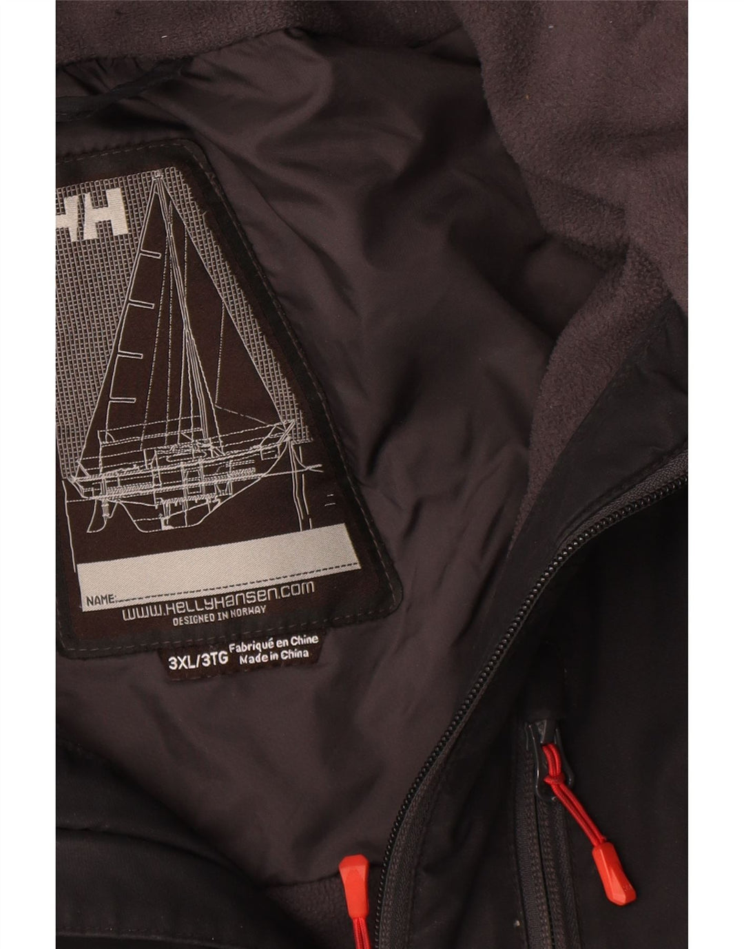 Helly Hansen Ανδρικό γραφικό μπουφάν αντιανεμικό UK 46 3XL μαύρο πολυεστέρα