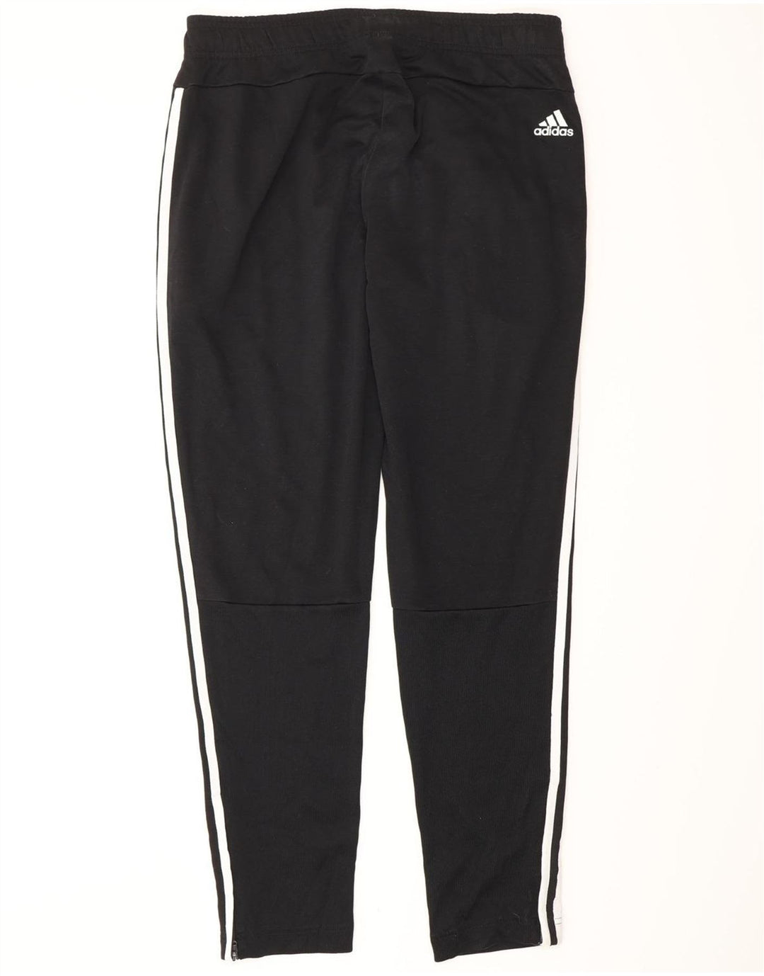 Ανδρική αθλητική φόρμα ADIDAS Παντελόνι από μεσαίο μαύρο πολυεστέρα