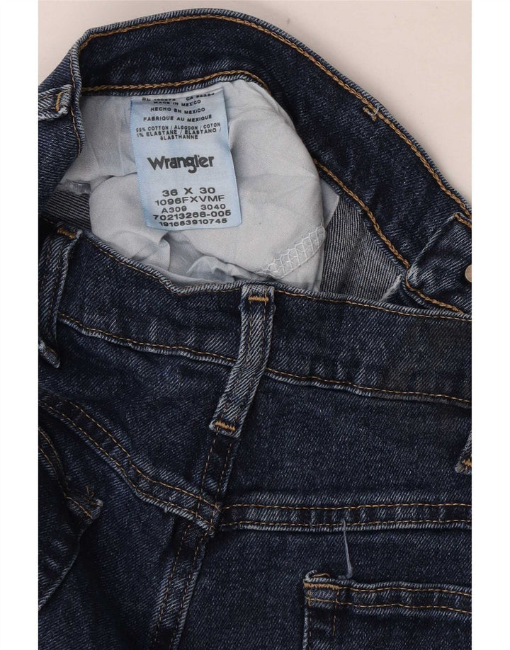 Ανδρικό τζιν Wrangler ίσιο W36 L30 Μπλε βαμβακερό