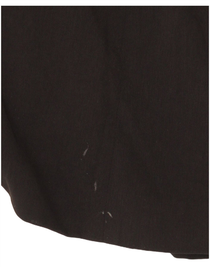 Topshop Γυναικείο Μπουφάν Blazer UK 14 Μεσαίου Μαύρου Πολυεστέρα