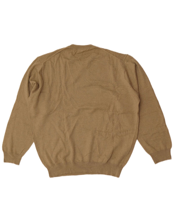 Pierre Cardin Ανδρικό πουλόβερ Regular Fit Crew Neck Jumper XL Khaki Acrylic