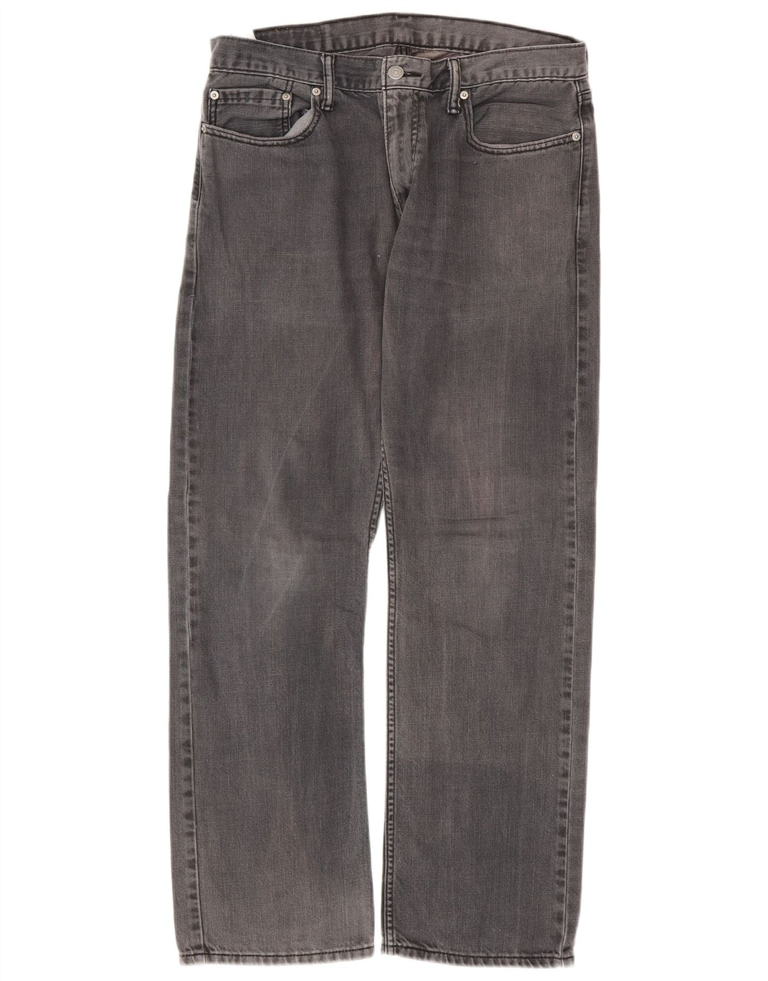 LEVI'S Ανδρικό τζιν 514 ίσιο W34 L32 Γκρι βαμβακερό