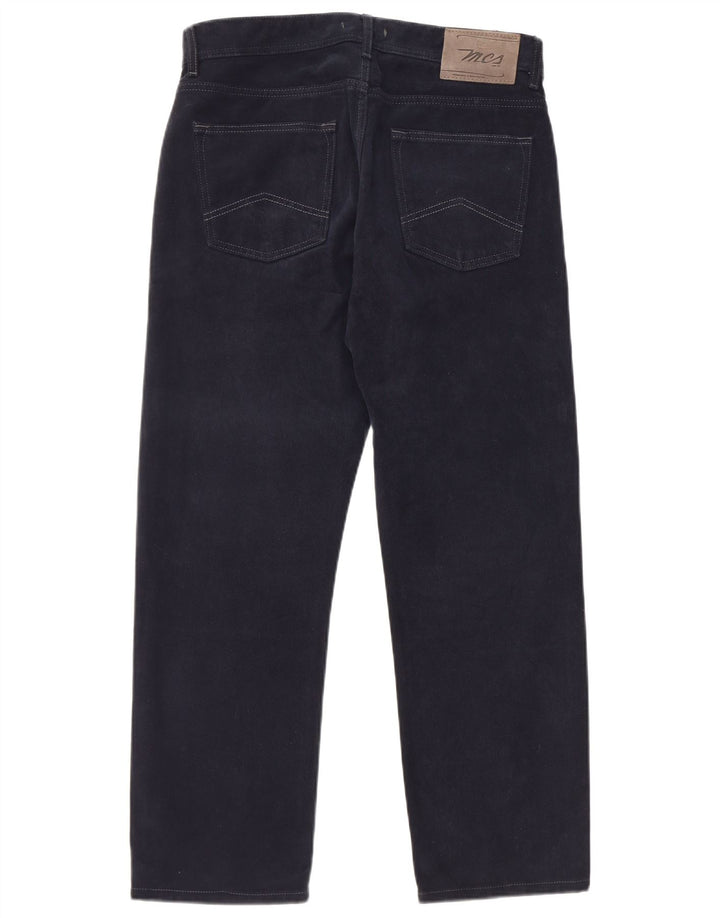 MARLBORO CLASSICS Ανδρικό καθημερινό παντελόνι με κανονική εφαρμογή W32 L28 Navy Blue