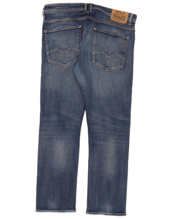 Replay Ανδρικό Rocco Straight Jeans W36 L30 Blue