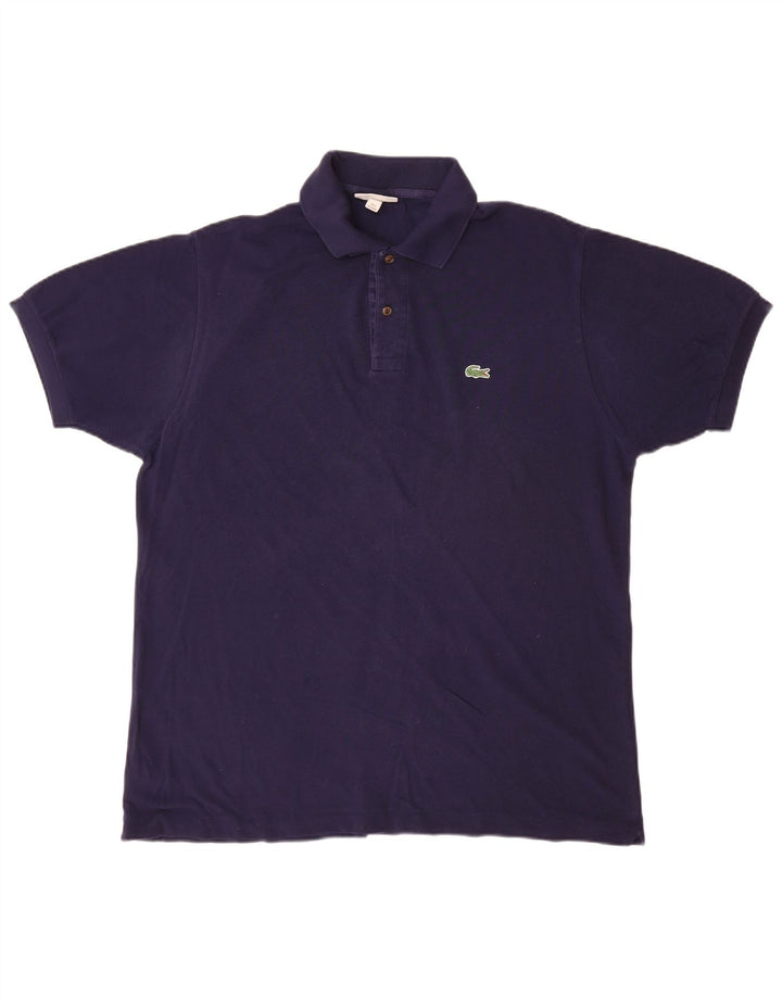 Ανδρικό πουκάμισο Lacoste Classic Fit Polo Size 7 2XL Navy Blue Cotton