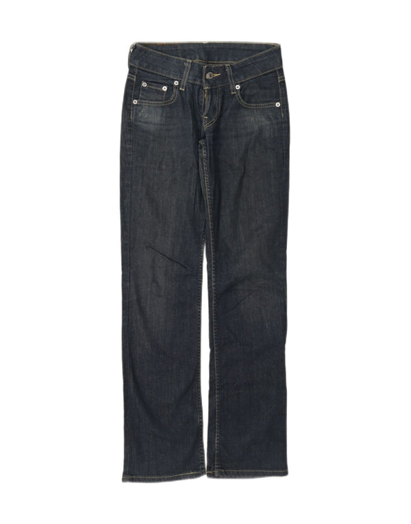 Γυναικείο τζιν Levi's Straight W26 L32 Navy Blue Cotton