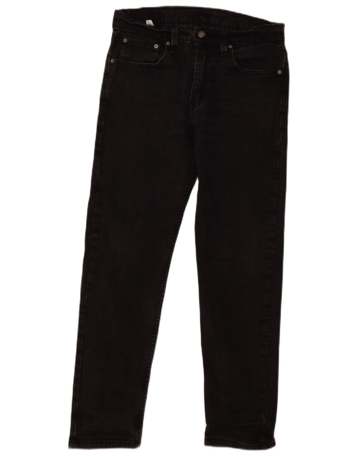 Levi's Mens 502 Straight Jeans W31 L29 Γκρι βαμβακερό