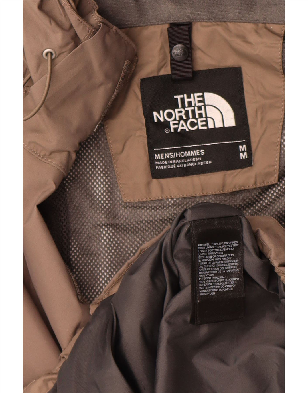The North Face Ανδρικό μπουφάν βροχής με κουκούλα UK 38 Medium Beige Nylon