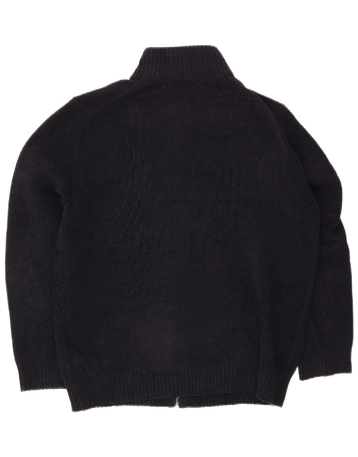Ανδρικό πουλόβερ με ζακέτα Marks & Spencer XL Navy Blue Polyester