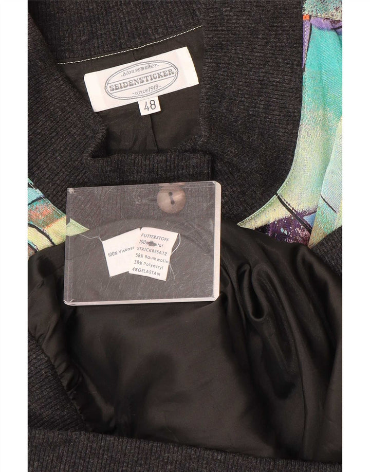 Seidensticker Γυναικείο Μπουφάν Bomber Abstract Pattern IT 48 XL Πολύχρωμο