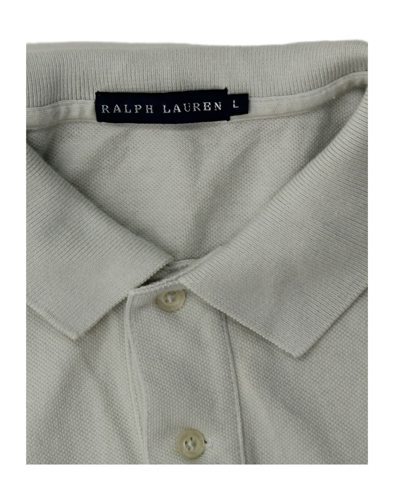 RALPH LAUREN Womens Polo Dress UK 14 Large Blue Cotton Vintage Ralph Lauren and Second-Hand Ralph Lauren from Messina Hembry 