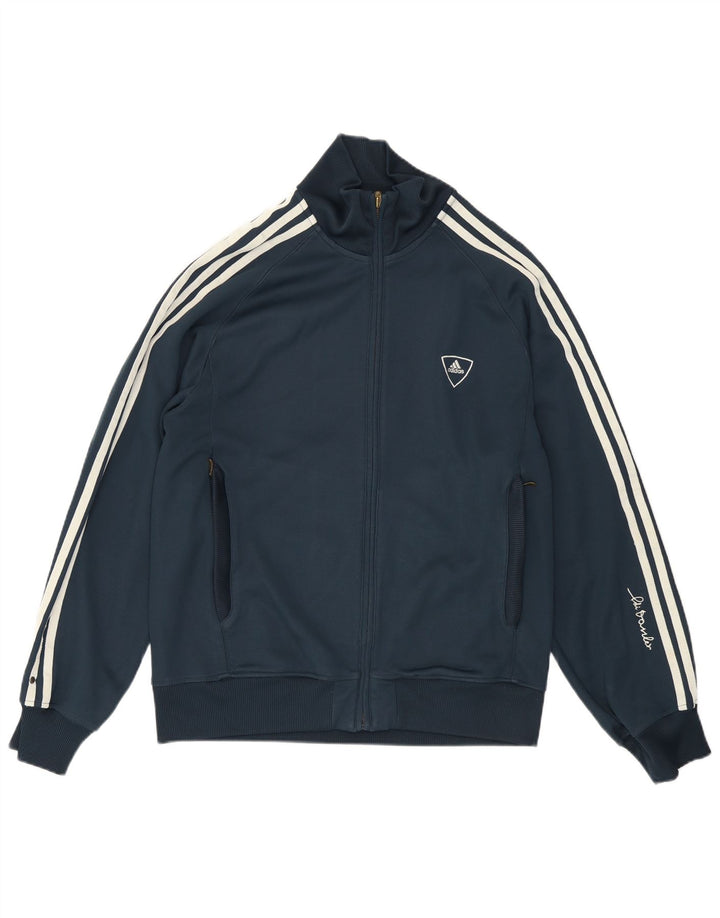 Ανδρική αθλητική φόρμα γραφικών Adidas Top Jacket Medium Navy Blue Polyester