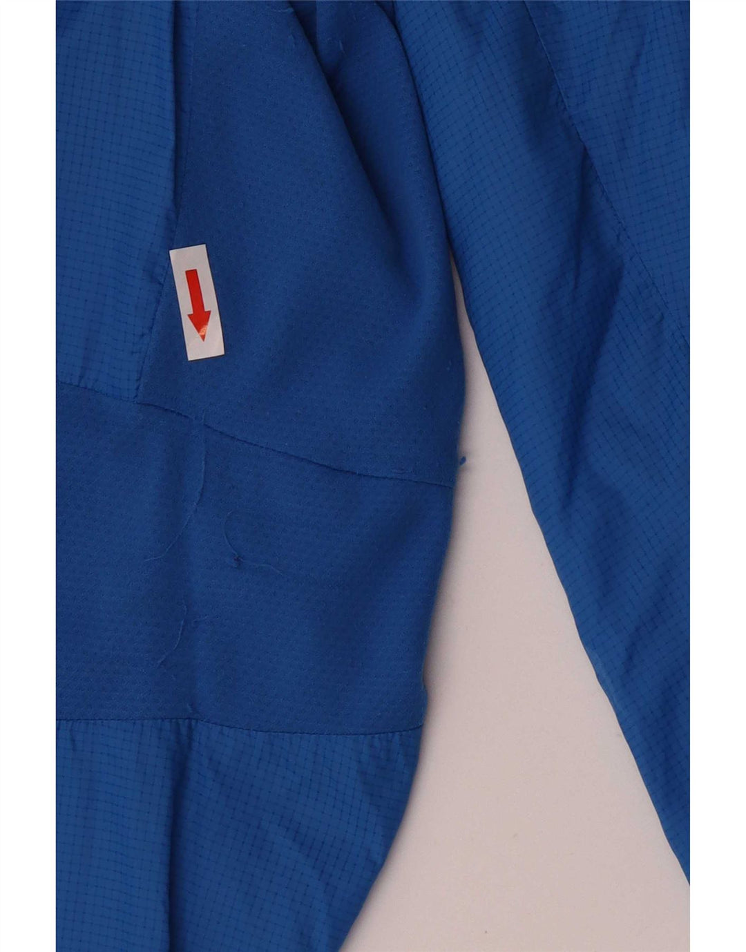 Puma Ανδρικό μπουφάν βροχής με κουκούλα UK 42 XL Blue Check Nylon