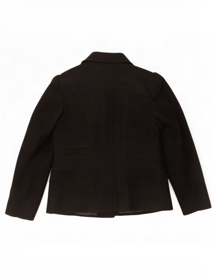 Marks & Spencer Γυναικείο μπουφάν blazer UK 14 μεσαίου μαύρου πολυεστέρα