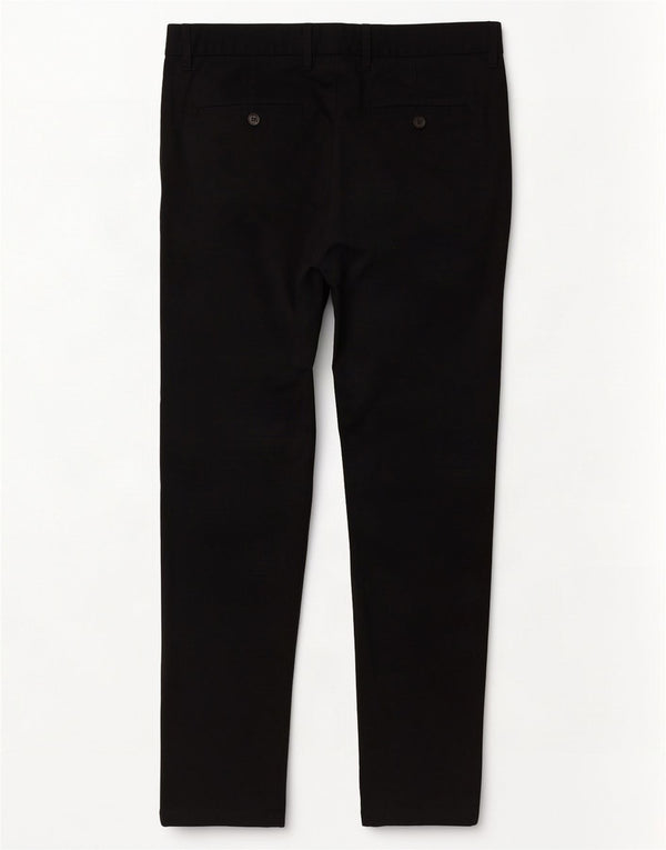 Marks & Spencer Ανδρικό παντελόνι Chino Slim Fit W34 L29 Μαύρο βαμβακερό