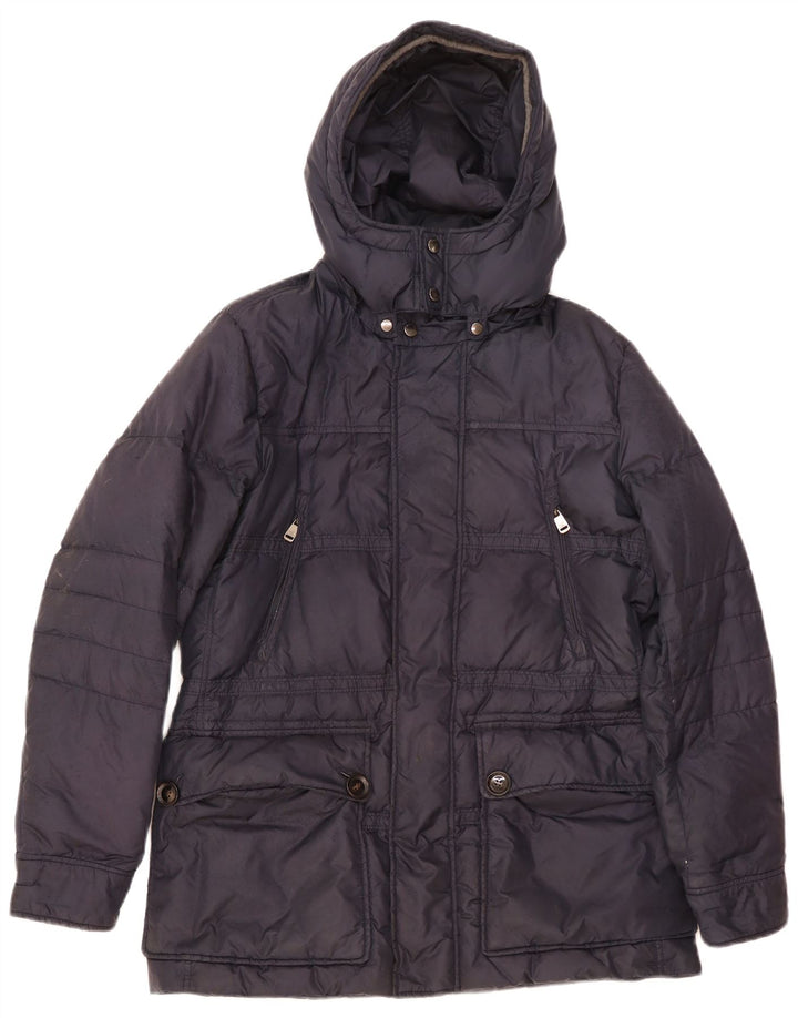 Ανδρικό μπουφάν Henry Cottons με κουκούλα IT 48 Medium Navy Blue