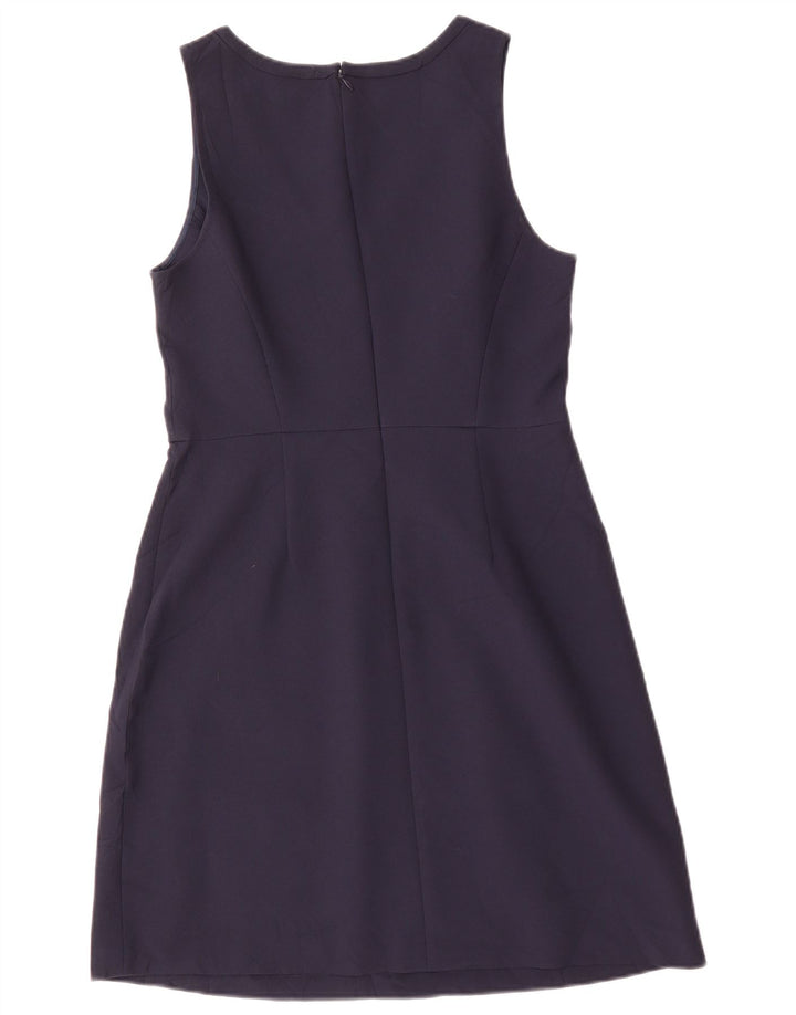 J. CREW Γυναικείο Αμάνικο Φόρεμα A-Line US 6 Medium Navy Blue Polyester