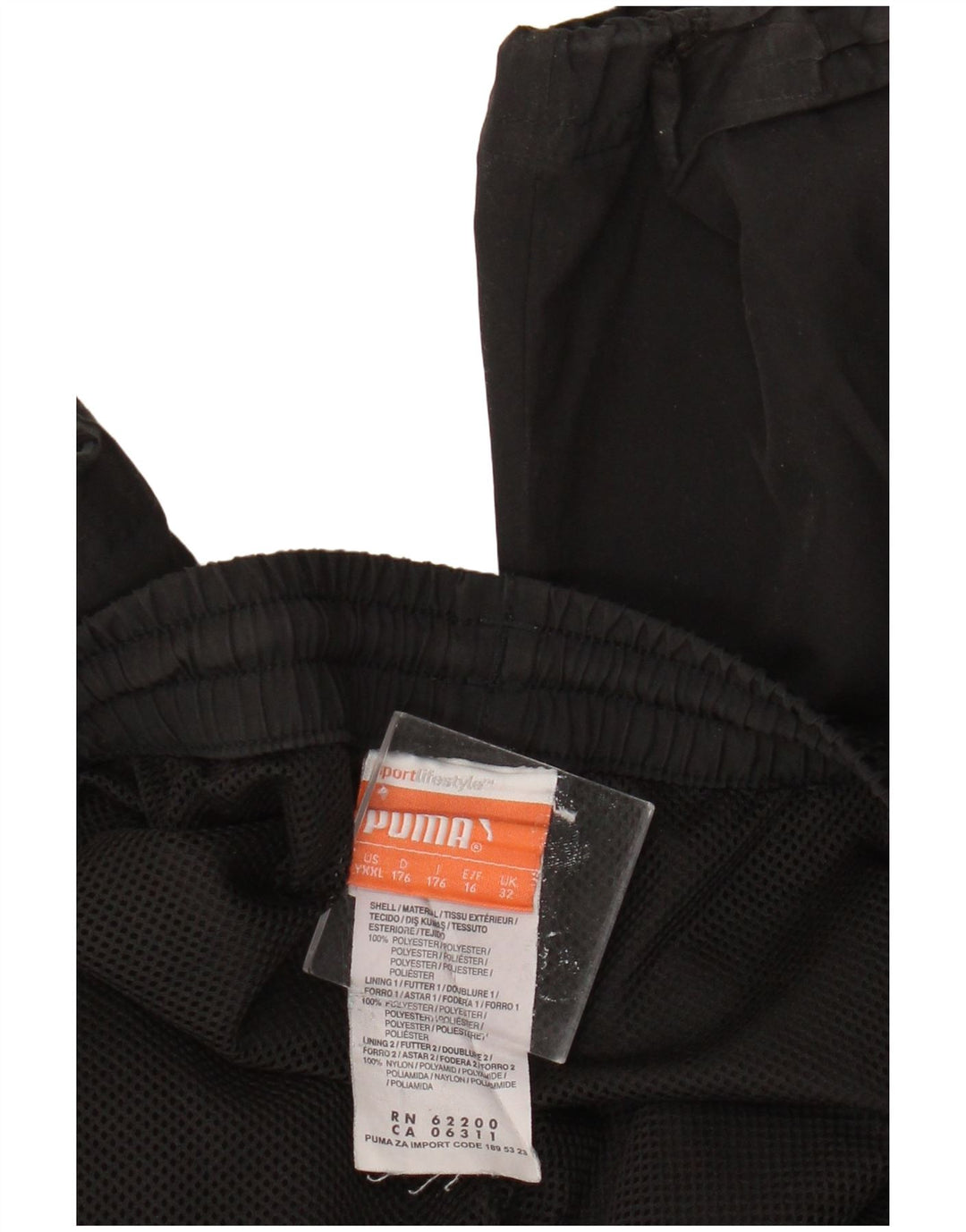 Παντελόνι αθλητικής φόρμας PUMA Boys 15-16 ετών Μαύρο Colourblock Πολυεστέρας