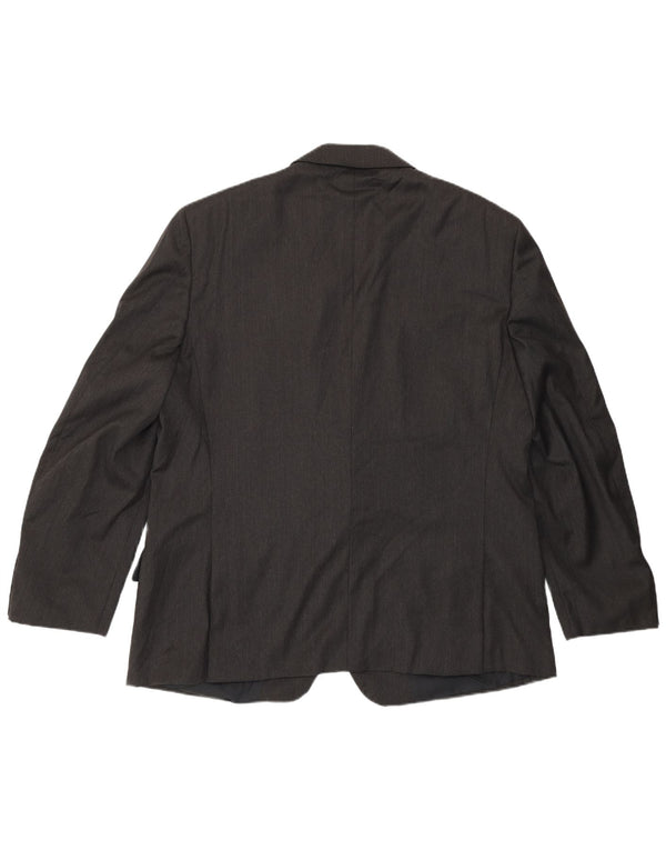 CANTARELLI Ανδρικό μπουφάν Loro Piana με 2 κουμπιά μπλέιζερ IT 58 4XL Γκρι