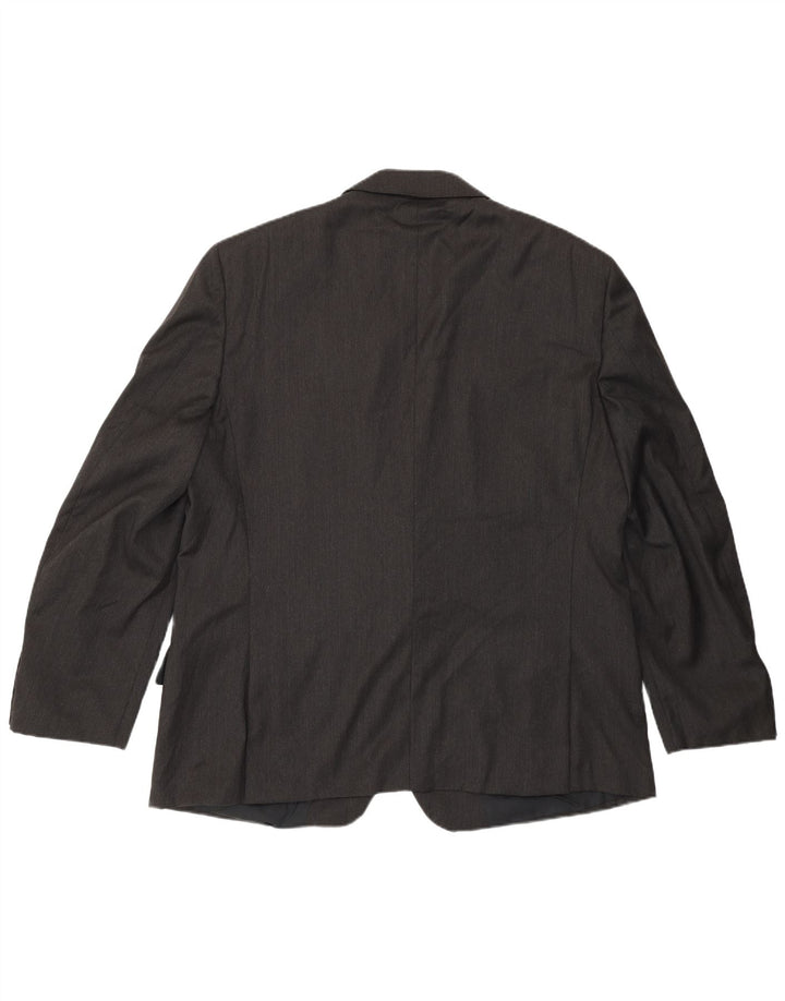 CANTARELLI Ανδρικό μπουφάν Loro Piana με 2 κουμπιά μπλέιζερ IT 58 4XL Γκρι