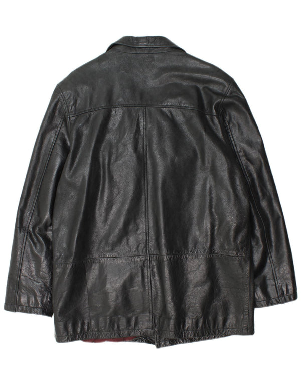 MONTANA Ανδρικό Δερμάτινο Μπουφάν UK 36 Small Black Leather