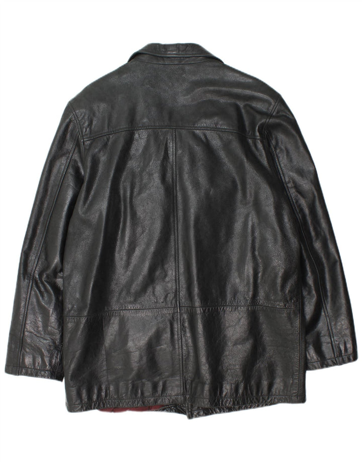 MONTANA Ανδρικό Δερμάτινο Μπουφάν UK 36 Small Black Leather