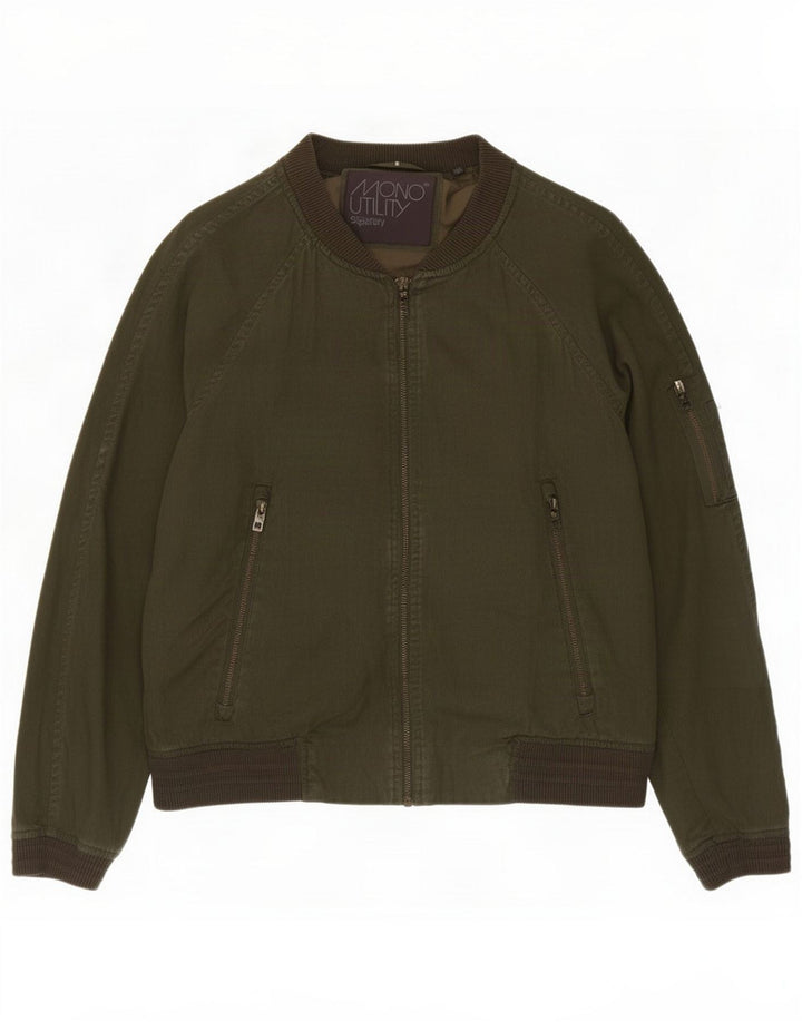 Superdry Ανδρικό μπουφάν μπουφάν UK 36 Small Khaki Lyocell
