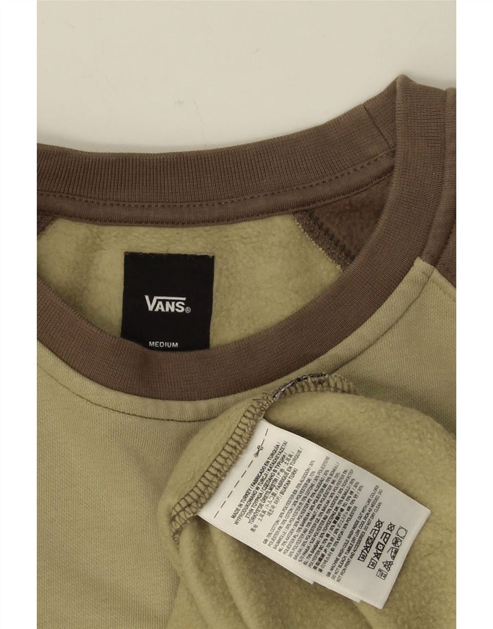 Ανδρικό φούτερ VANS Jumper Medium Khaki Colourblock Βαμβακερό